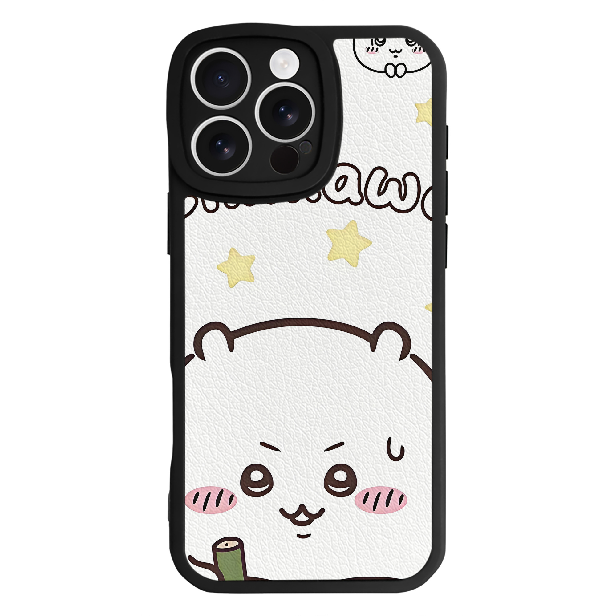 （画像用） ちいかわ Chii-kawa 【iPhone 16シリーズ対応】シリコンスマホケース（レザー調） 材質：シリコン
